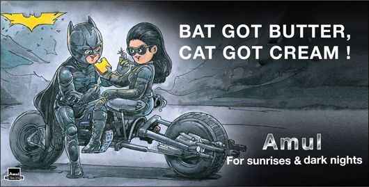 Amul butter spoofs The Dark Knight Rises