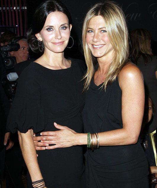 Courtney Cox and Jennifer Aniston