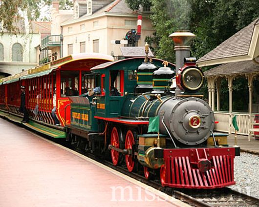 The train which goes around Disneyland