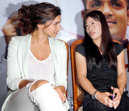 Deepika Padukone and Mary Kom