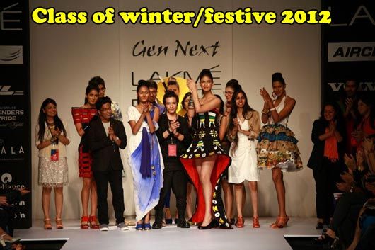 The Gen Next winter/festive 2012 at Lakmé Fashion Week