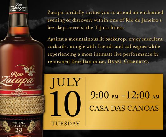 Ron Zacapa invite