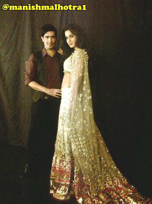 Manish Malhotra with Katrina Kaif