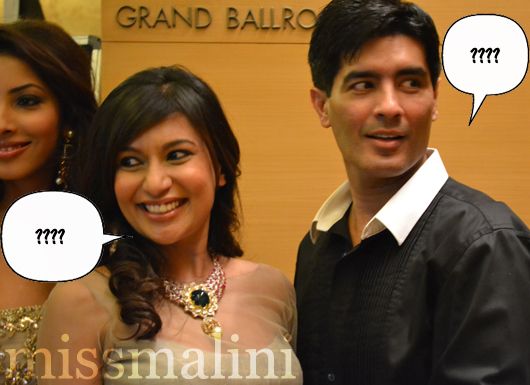 Caption This and WIN a Prize: What Are MissMalini &#038; Manish Malhotra Saying?