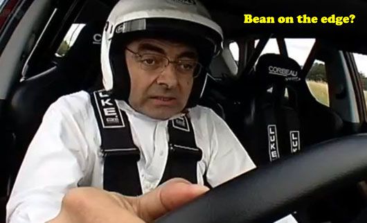 A clip from Top Gear where Rowan was announce "fastest man" on the show