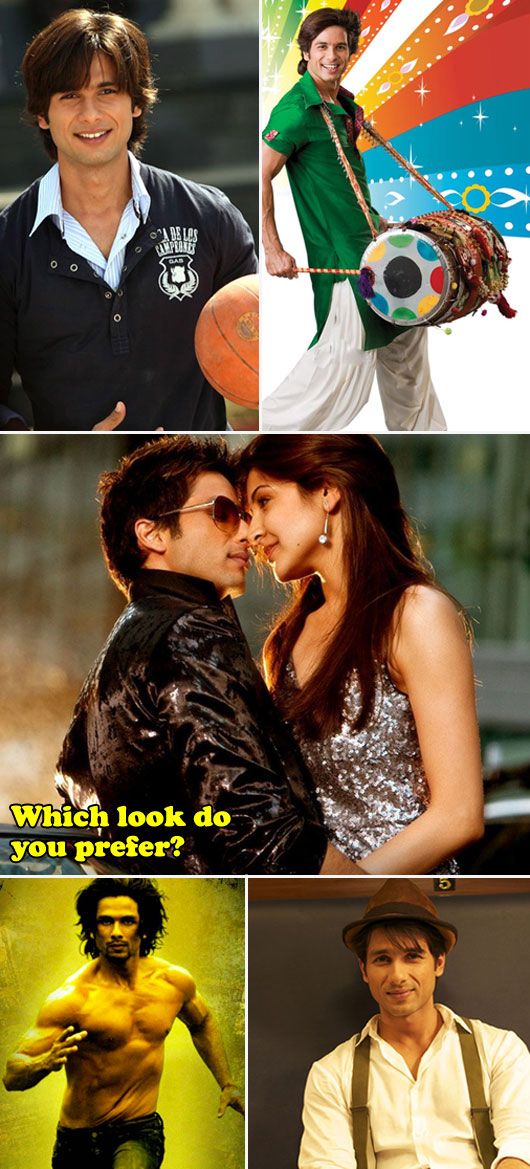 Shahid Kapoor: Which Look Do You Prefer?