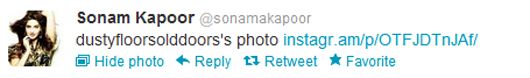 What Does This Tweet by Sonam Kapoor Mean?