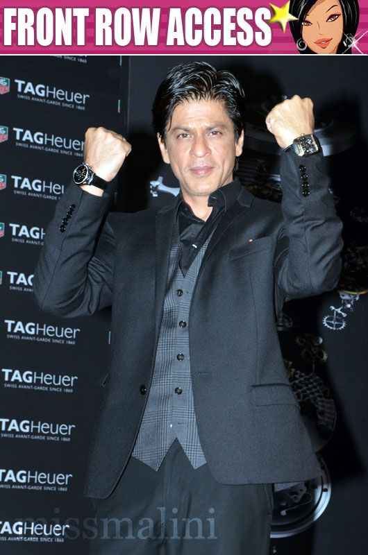 SRK Speaks About Salman, Kids and YRF Film (at TAG Heuer Press Con)