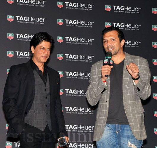 Shah Rukh Khan and Atul Kasbekar (photo courtesy | Pallavi Jain for MissMalini.com)