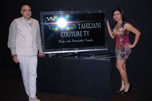 Now Watch Television on the Luxurious Vu-Tarun Tahiliani Couture TV!