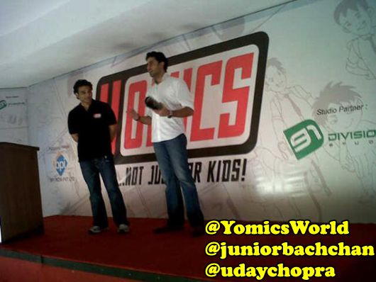 Uday Chopra and Abhishek Bachchan