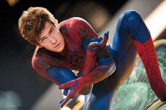 Andrew Garfield in The Amazing Spiderman (photo courtesy | glamour)