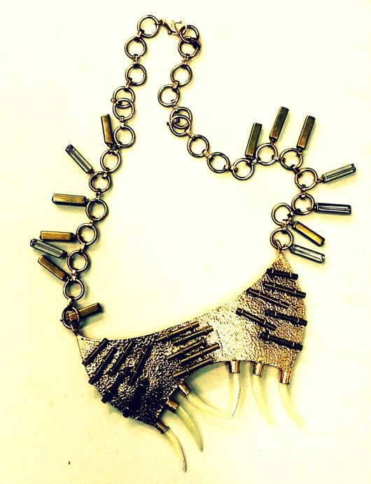 A necklace from the Dust collection