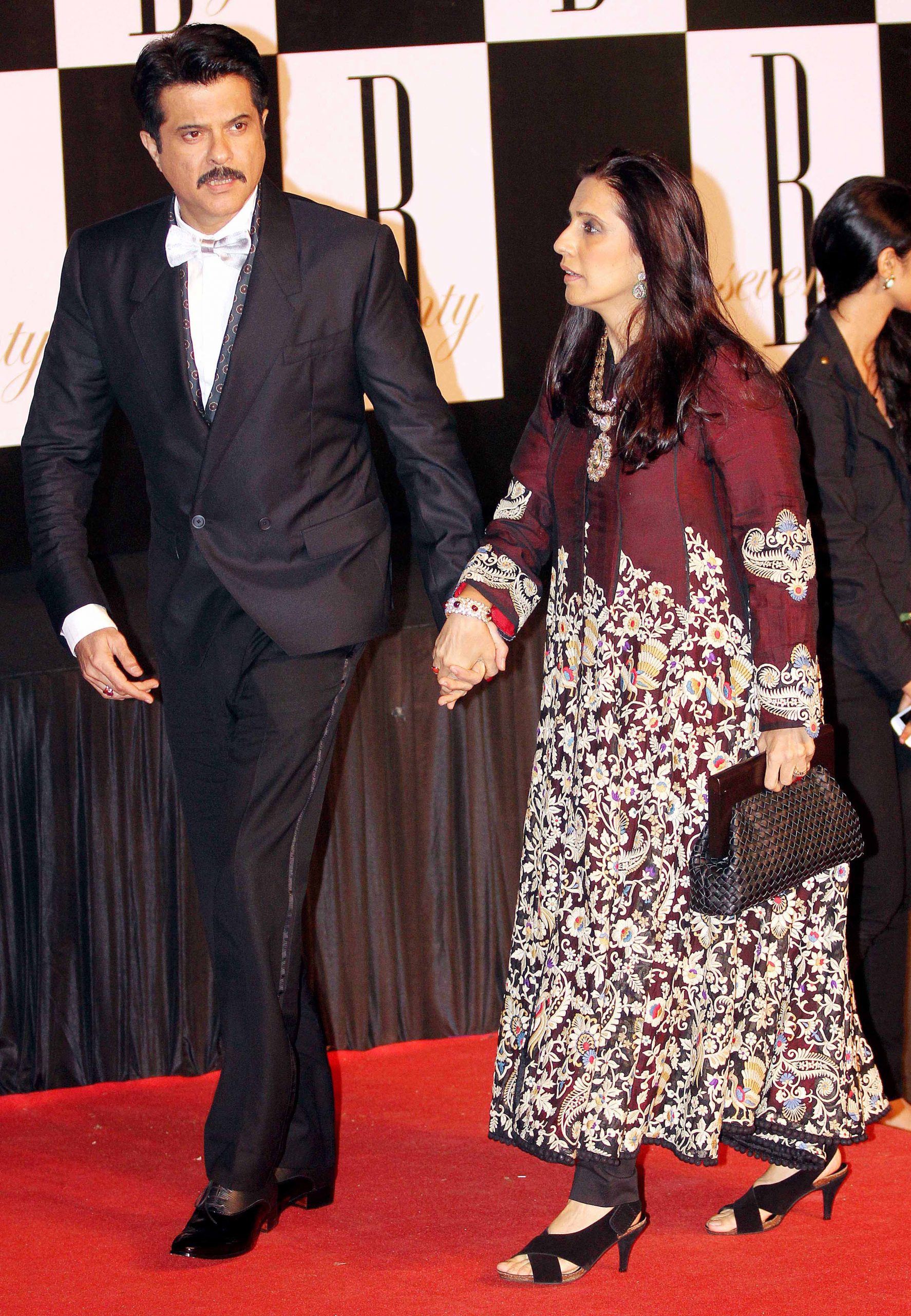 Anil & Sunita Kapoor at Amitabh Bachchan's 70th birthday party