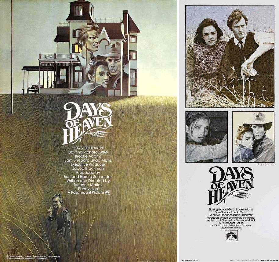 "Days of Heaven" movie poster