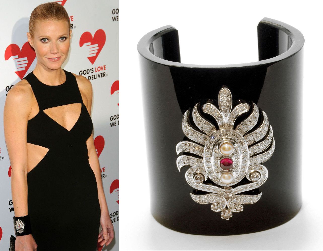 Gwyneth Paltrow in a Amrapali cuff at the 2012 God's Love We Deliver Golden Hearts Award (Photo courtesy | Amrapali)