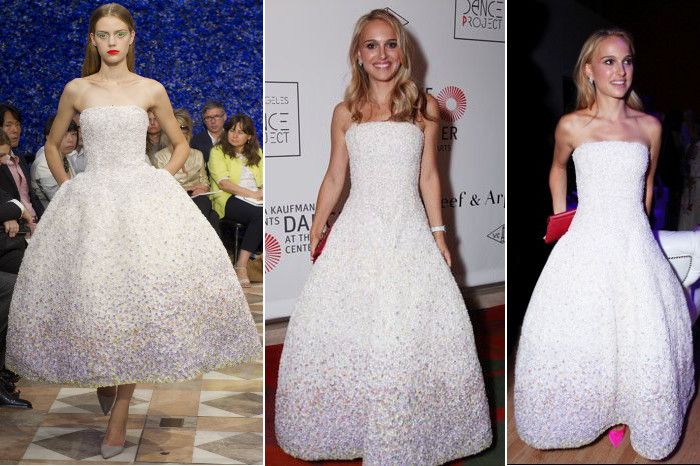 Spotted: Natalie Portman in Christian Dior Couture…