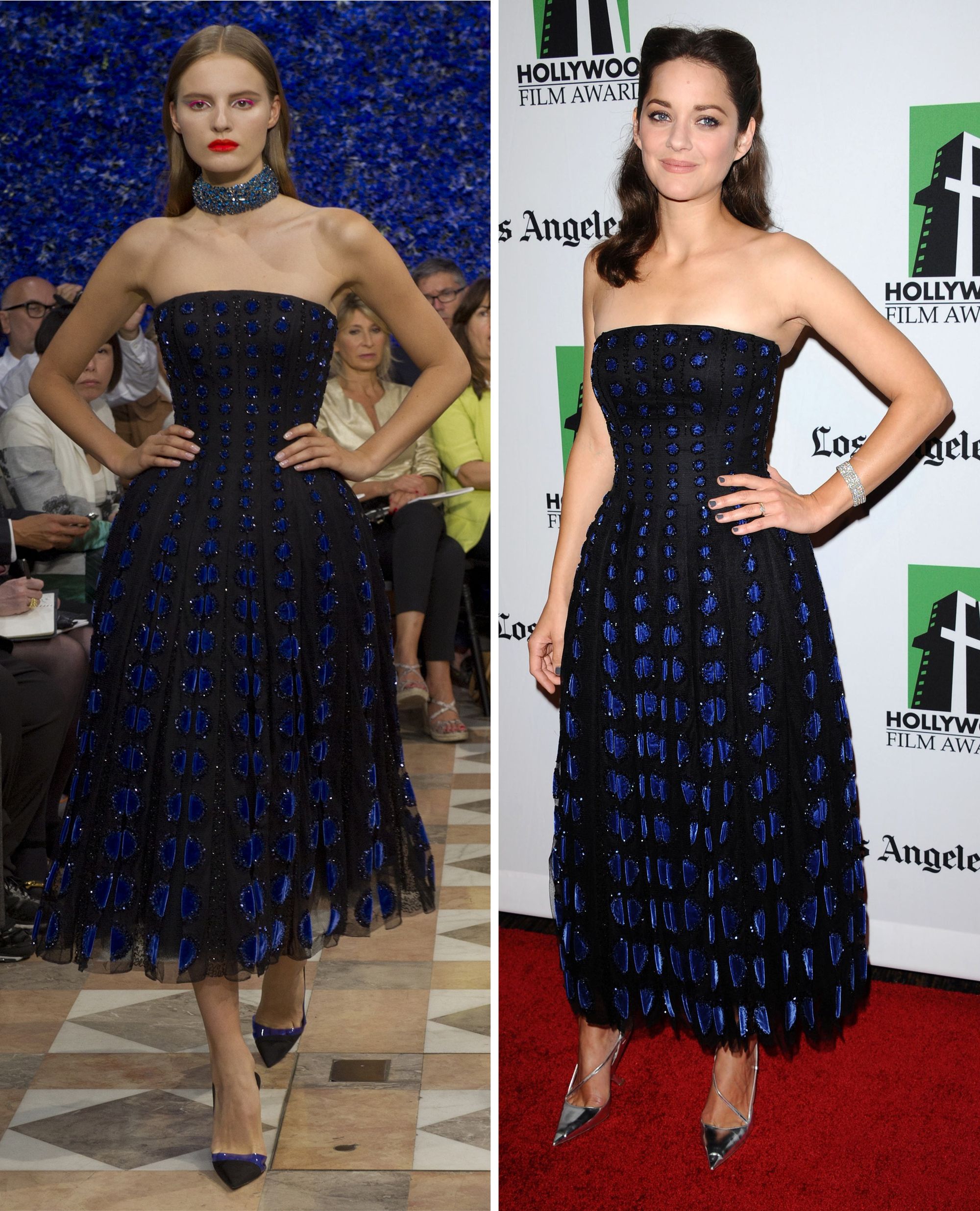 Marion Cotillard in Christian Dior Autumn 2012 Couture at the 16th Annual Hollywood Film Awards Gala on October 22, 2012