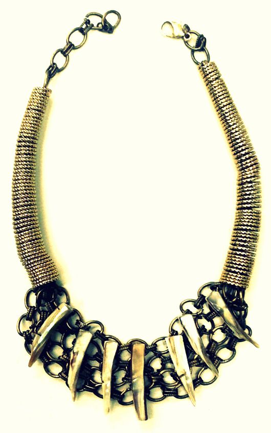 A necklace from the Dust collection