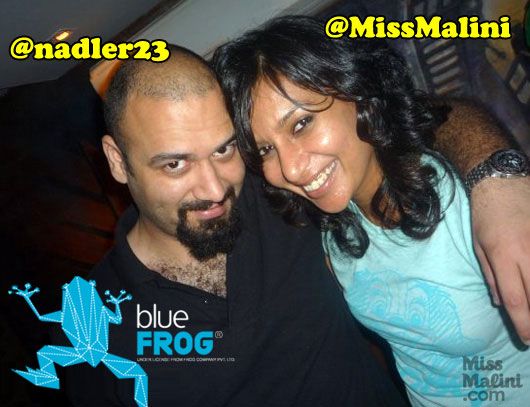 Nadir Khan and MissMalini