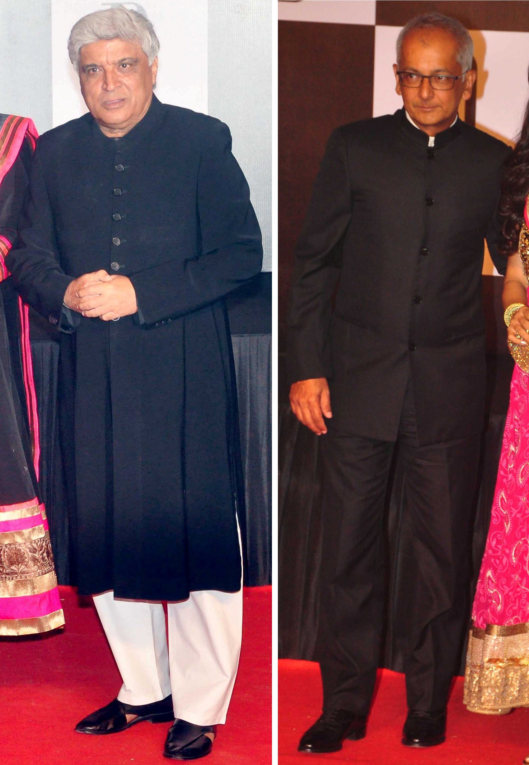 Javed Akhtar & Jai Mehta at Amitabh Bachchan's 70th birthday party