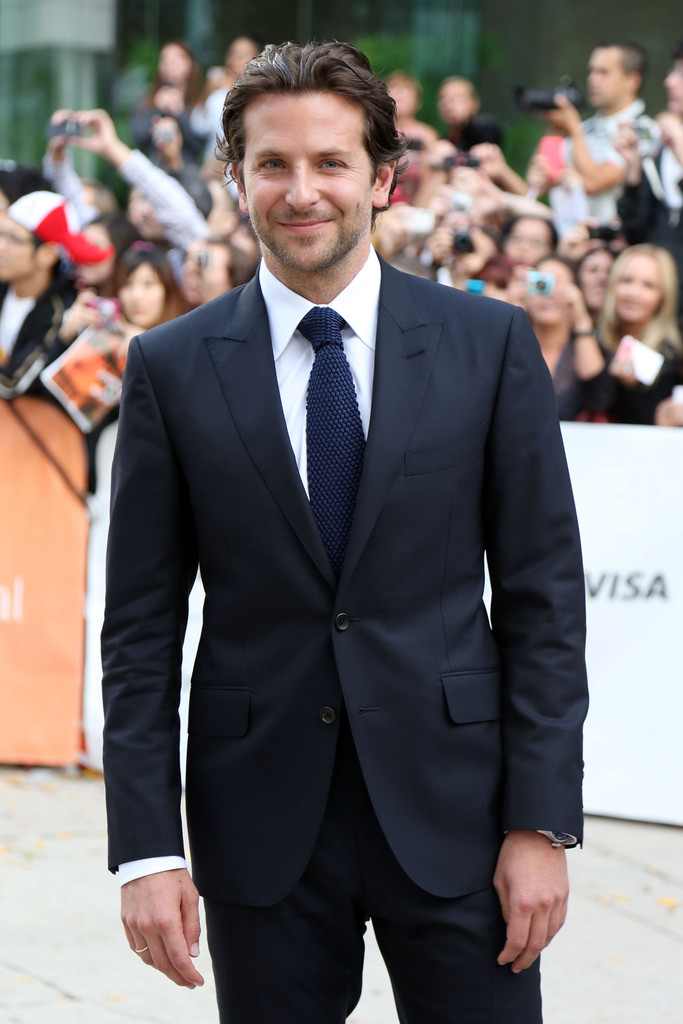 Bradley Cooper in Tom Ford at the premiere of "Silver Linings Playbook" during the 2012 Toronto International Film Festival on September 8, 2012