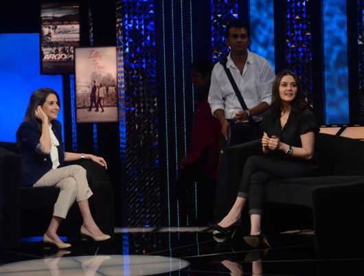 Anupama Chopra and Preity Zinta share a candid moment