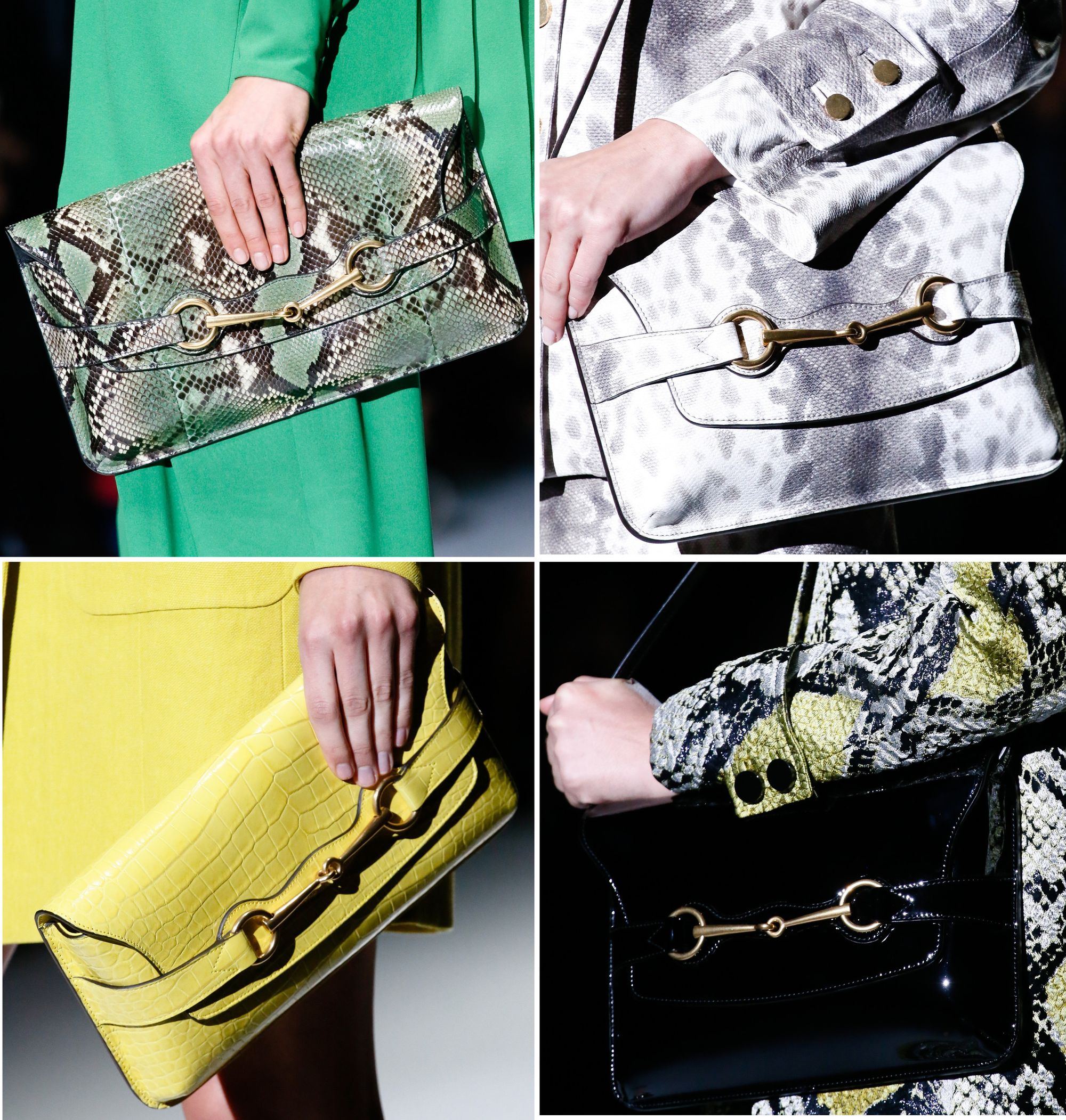 Handbags at Gucci Spring/Summer 2013 (Photo courtesy | Vogue Italia/GoRunway)