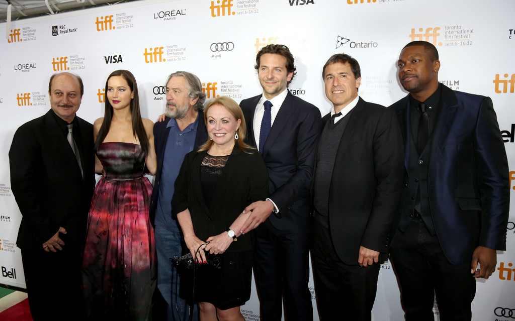 The cast of "Silver Linings Playbook" at the TIFF premiere