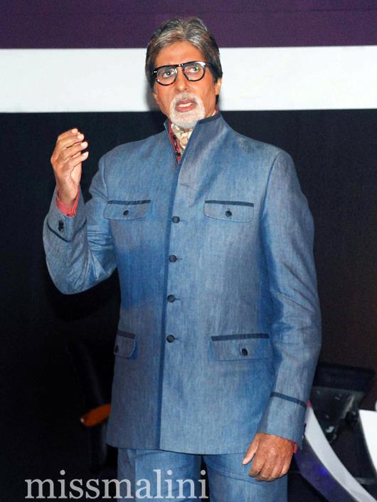 Amitabh Bachchan at the press conference of Kaun Banega Crorepati