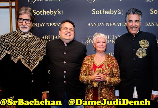 Amitabh Bachchan, Sandeep Khosla, Dame Judi-Dench & Abu Jani