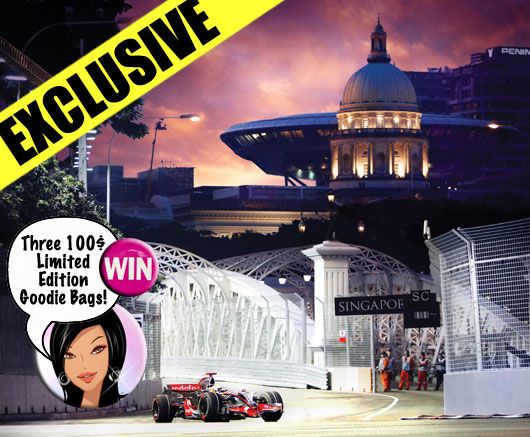 Win $100 Limited Edition Singapore Grand Prix Goodie Bags!