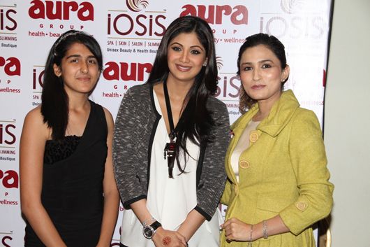 Annie Munjaal, Shilpa Shetty and Aashmeen Munjaal