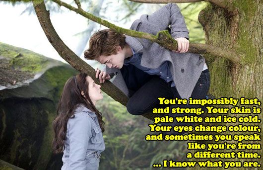 edward and bella in the meadow breaking dawn part 2