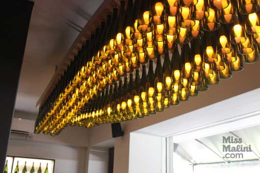 Bottle light fixture