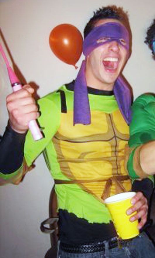 Chris Melli in Donatello costume
