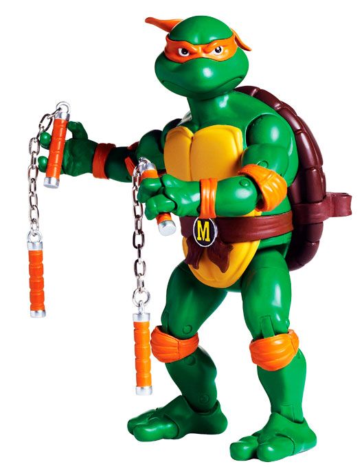 Teenage Mutant Ninja Turtles Michelangelo toy (actionfigures.com)