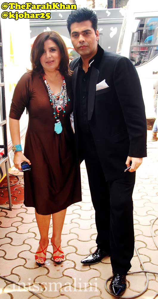Farah Khan with Karan Johar