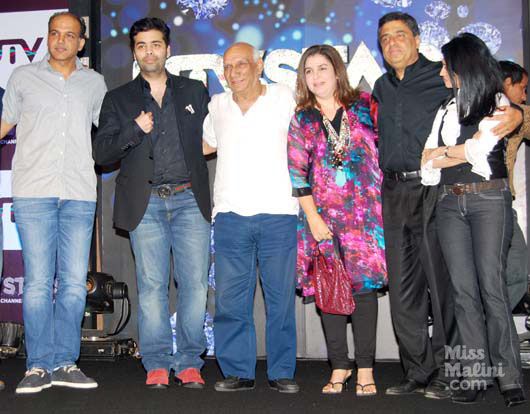Ashutosh Gowarikar, Karan Johar, Yash Chopra, Farah Khan, Ronnie Screwalla and Zarina Mehta