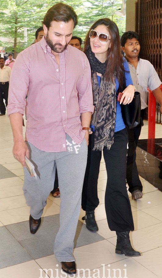 Saif Ali Khan & Kareena Kapoor (photo courtesy | Yogen Shah for MissMalini)