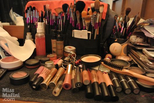 makeup station