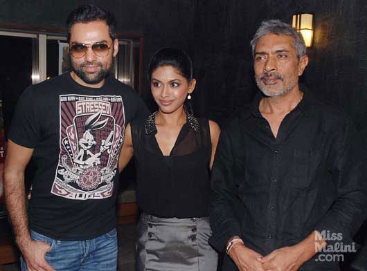 Abhay Deol with Anjali Patil and Prakash Jha