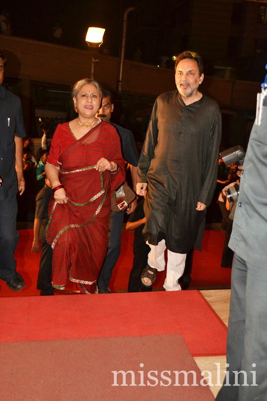 Jaya Bachchan with Pranoy Roy