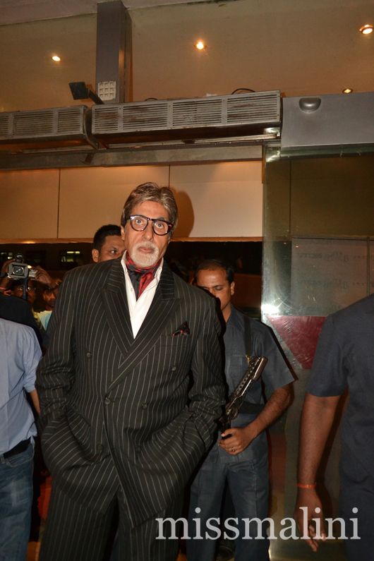 Amitabh Bachchan at the screening of Chittagong