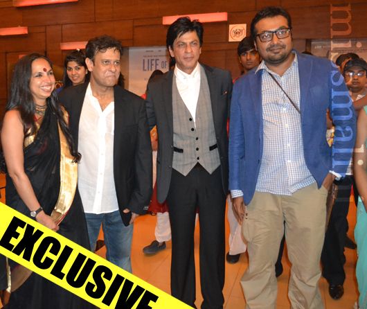 Dr. Bedabrata Pain with Shah Rukh Khan and Anurag Kashyap