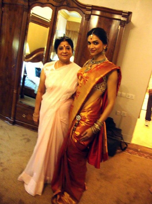 Deepika Padukone draped by Kalpana Shah