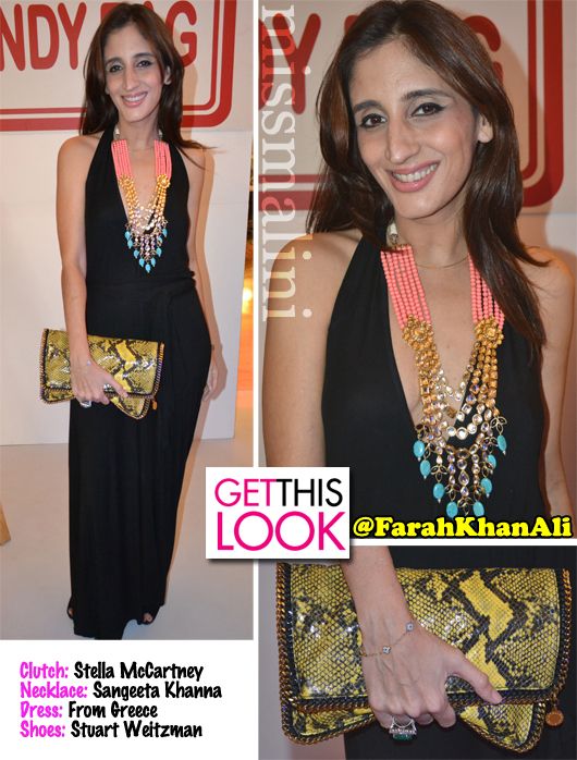 Get This Look: Farah Khan Ali at the launch of Furla