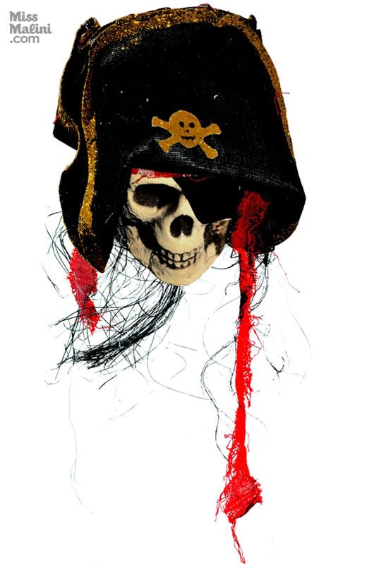 10. Decapitated Pirate Skull