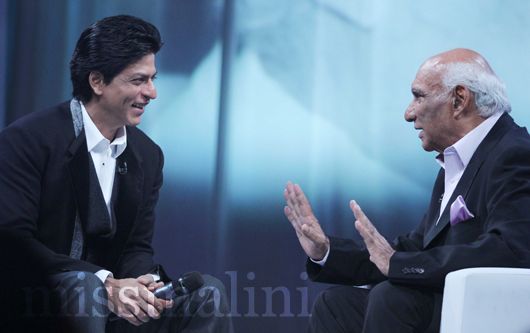 Shah Rukh Khan with Yash Chopra