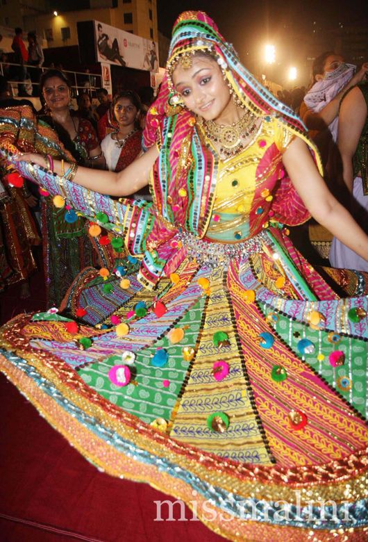 Dancers at the Dandiya